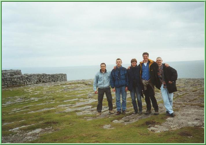 Eravamo io, Michele, Nicola e due tedesci conosciuti a Galway